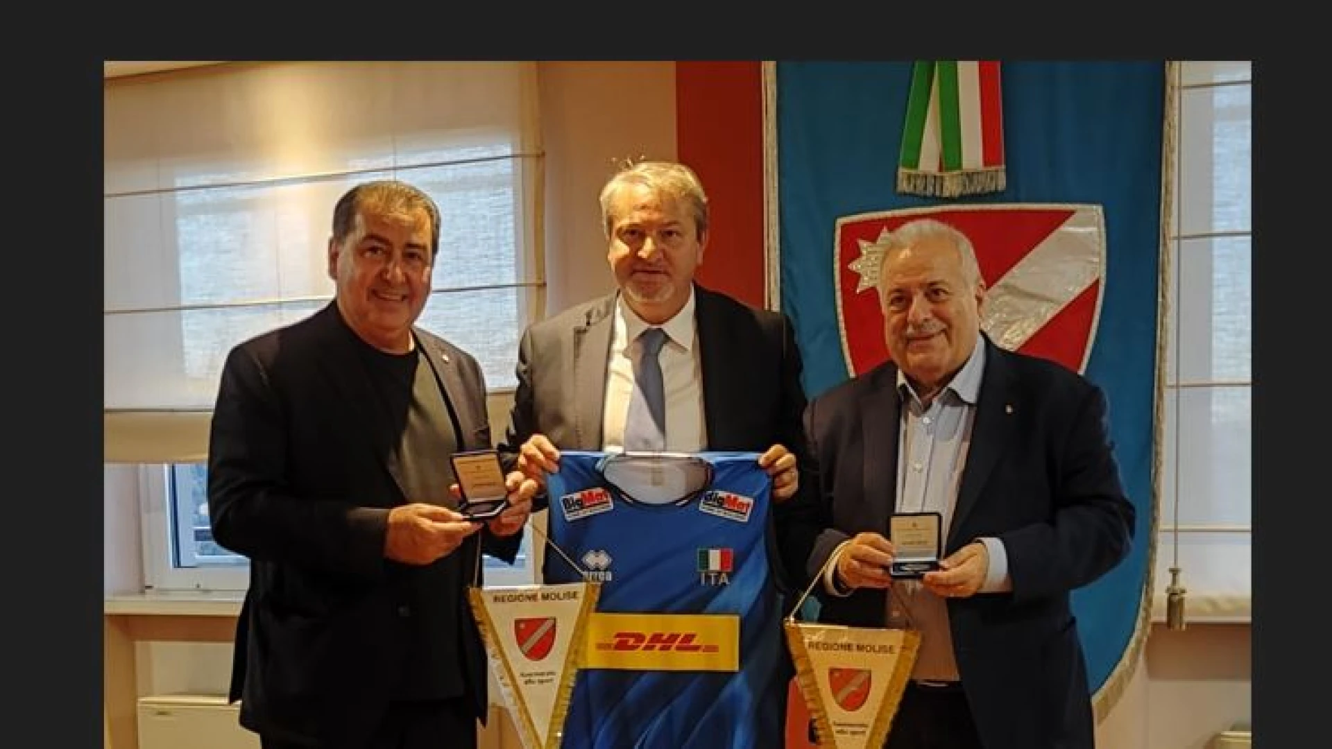Campobasso: il presidente Roberti ha incontrato il Giuseppe Manfredi presidente federazione italiana Pallavolo.